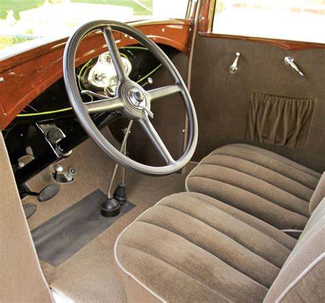 classtique model a ford upholstery.